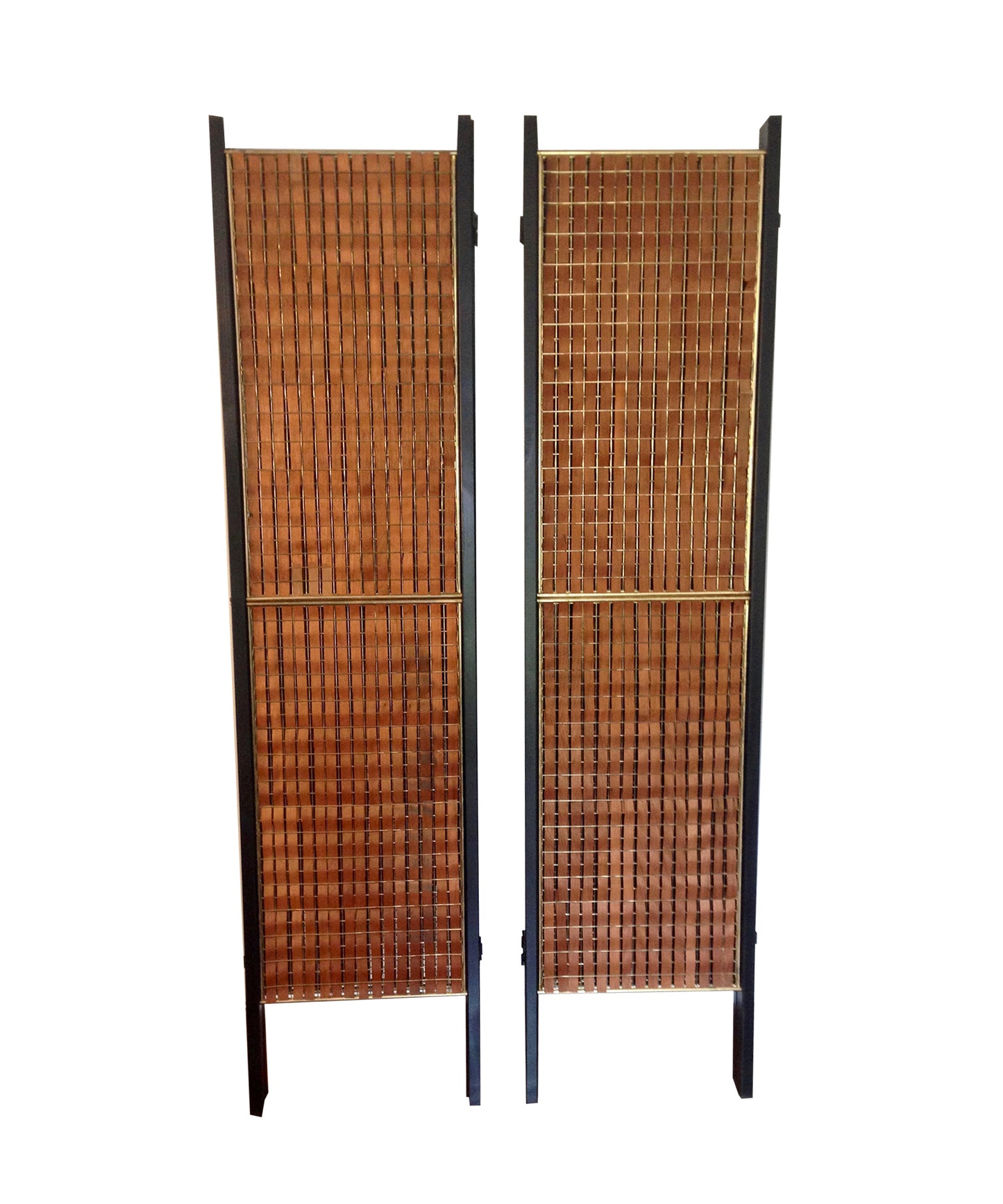 Vintage Paul McCobb Teak Room Divider Screens (1950s )- Set of 2 - Sample