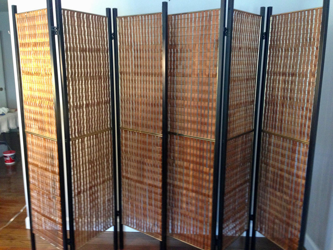 Vintage Paul McCobb Teak Room Divider Screens (1950s )- Set of 2 - Sample