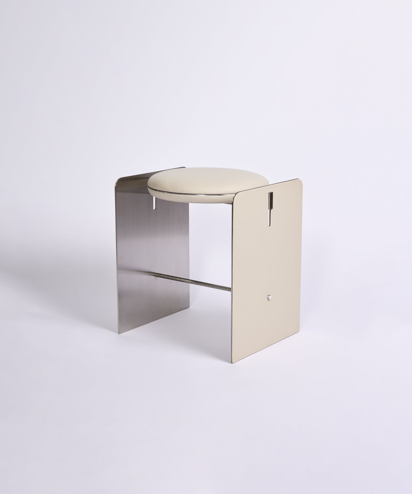 Building Blocks Stool Off White