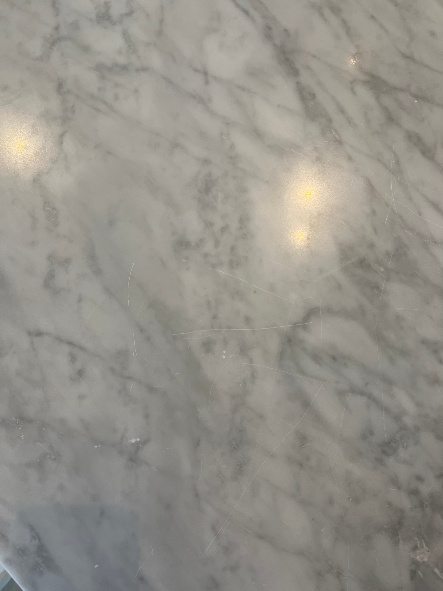 Segment Round Dining Table - Grigio Nuvolato - Sample