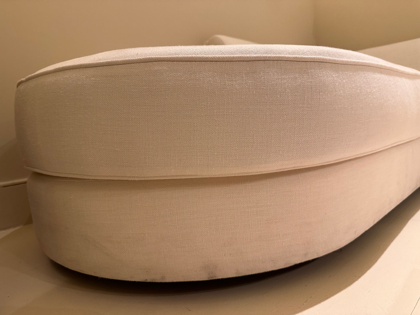 Maura 3-Seater Chaise Sectional, Oyster Linen - Sample