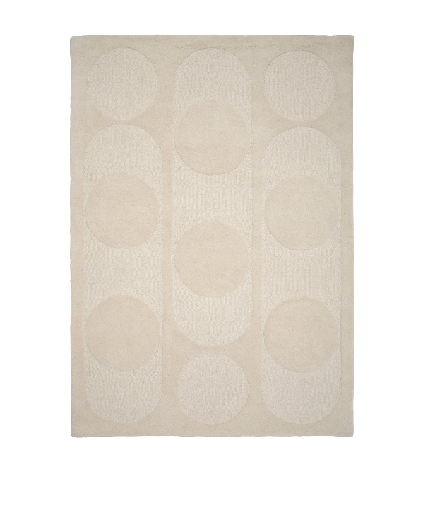 Orb Alliance Rug in White