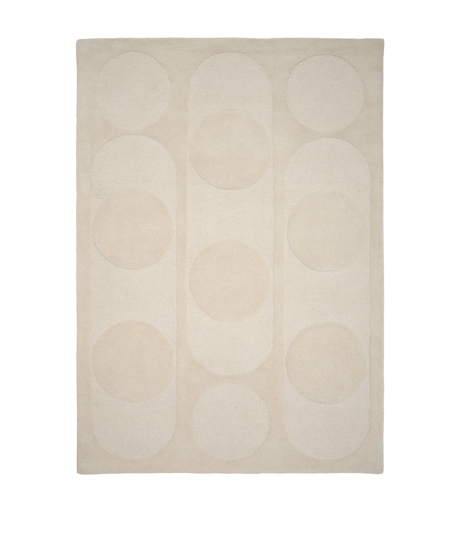 Orb Alliance Rug in White