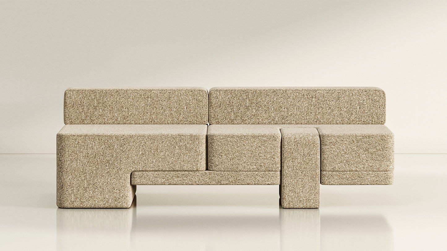 Sarsen Armless Sofa