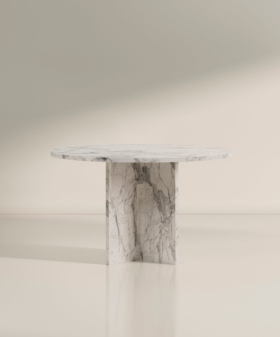 Segment Round Dining Table