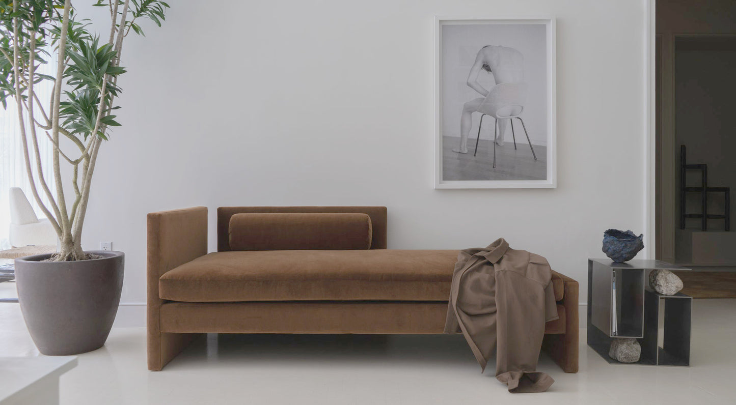 Segment Chaise - Right Facing - Taupe - Sample