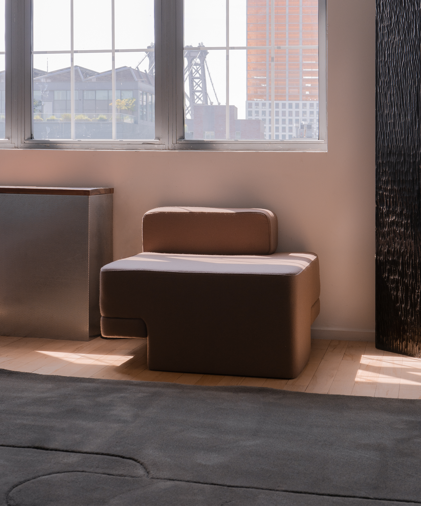 Sarsen S Area Rug - Sample - Latte Mocha - 4' x 5'7"