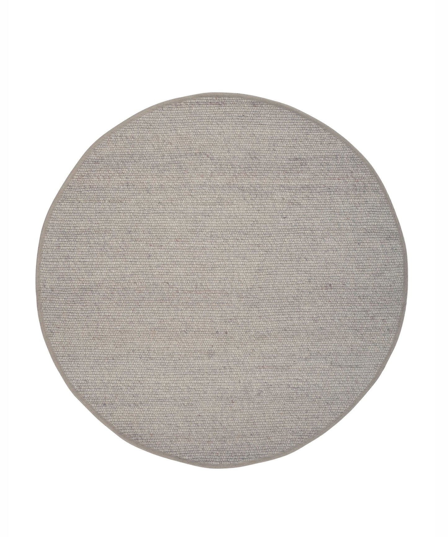 Agner Round Rug Light Grey