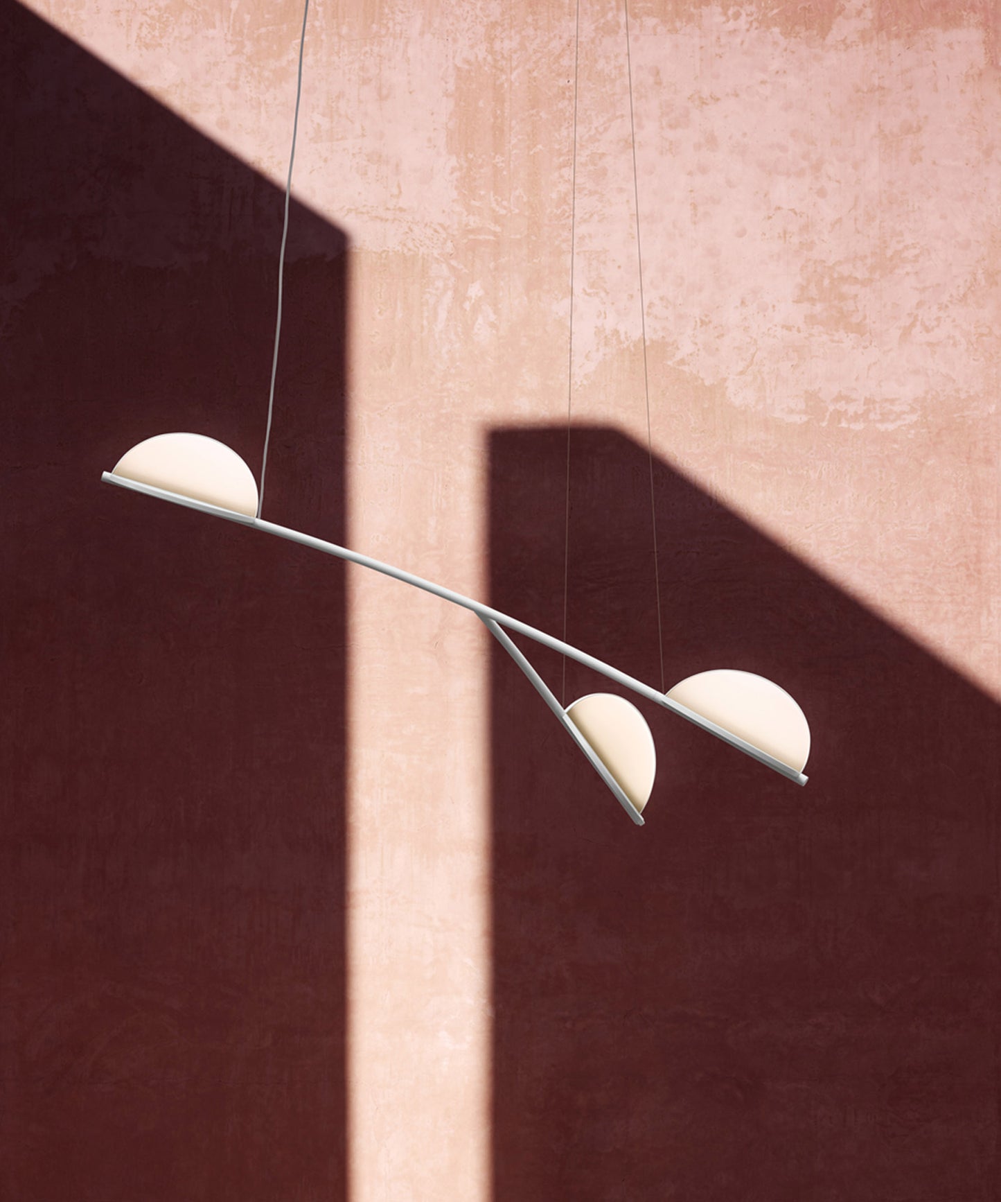 Almendra Organic Suspension Lamp, 3 Heads