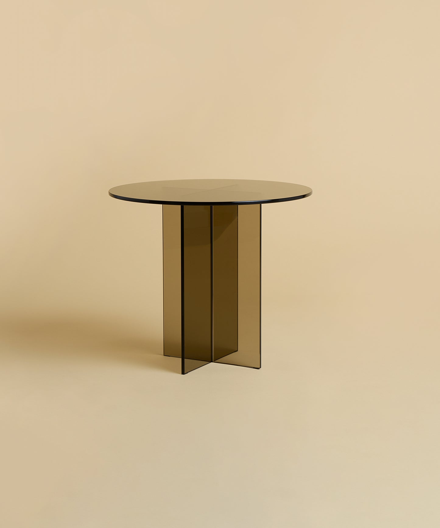 Aka and Amami Coffee Table Set - Bronzed Glass - Sample