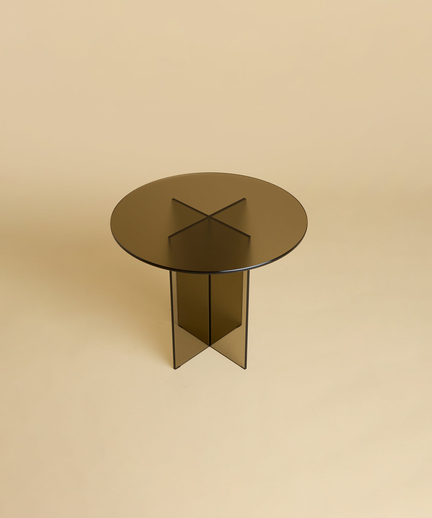 Aka and Amami Coffee Table Set - Bronzed Glass - Sample