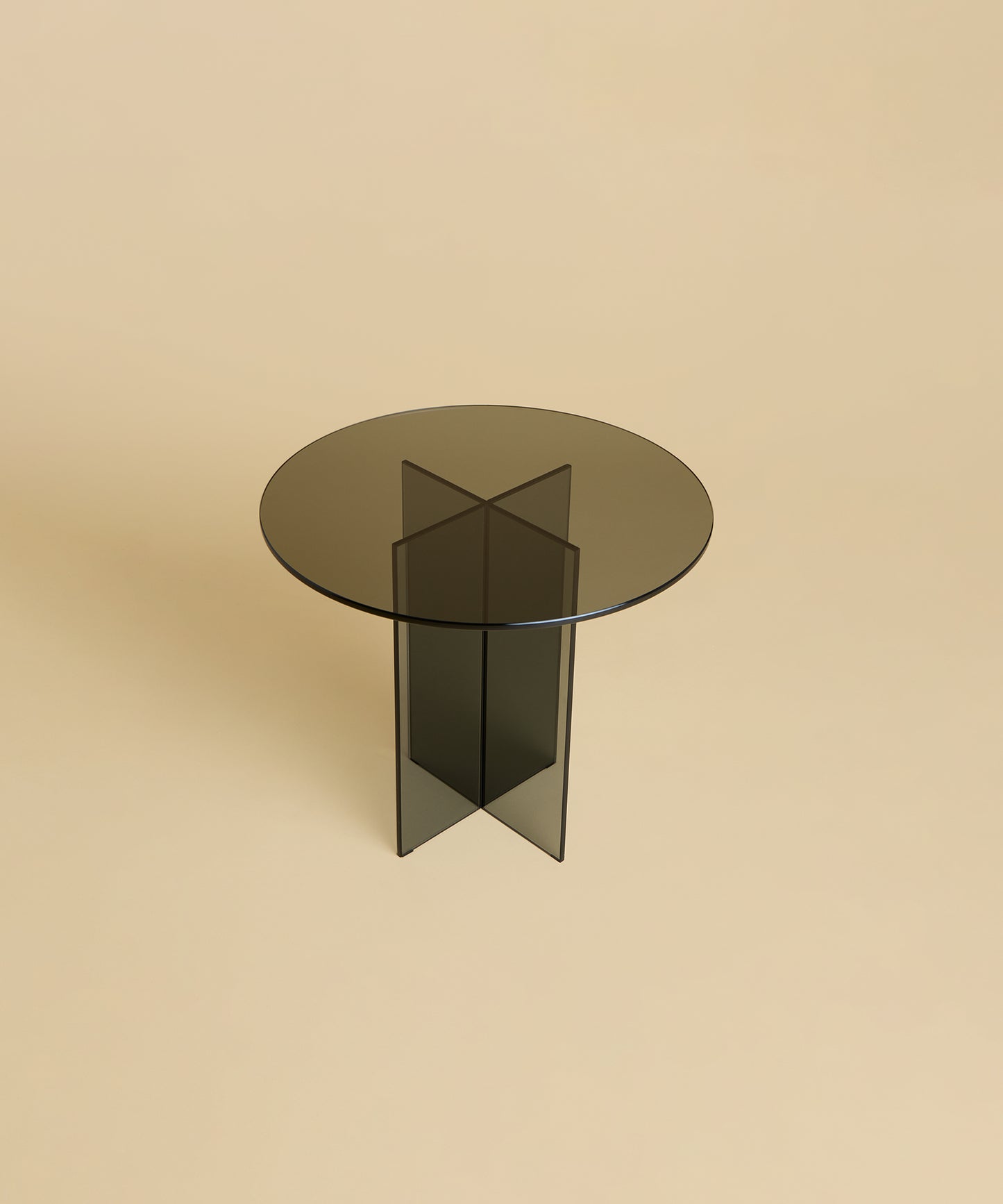 Aka and Amami Coffee Table Set - Bronzed Glass - Sample