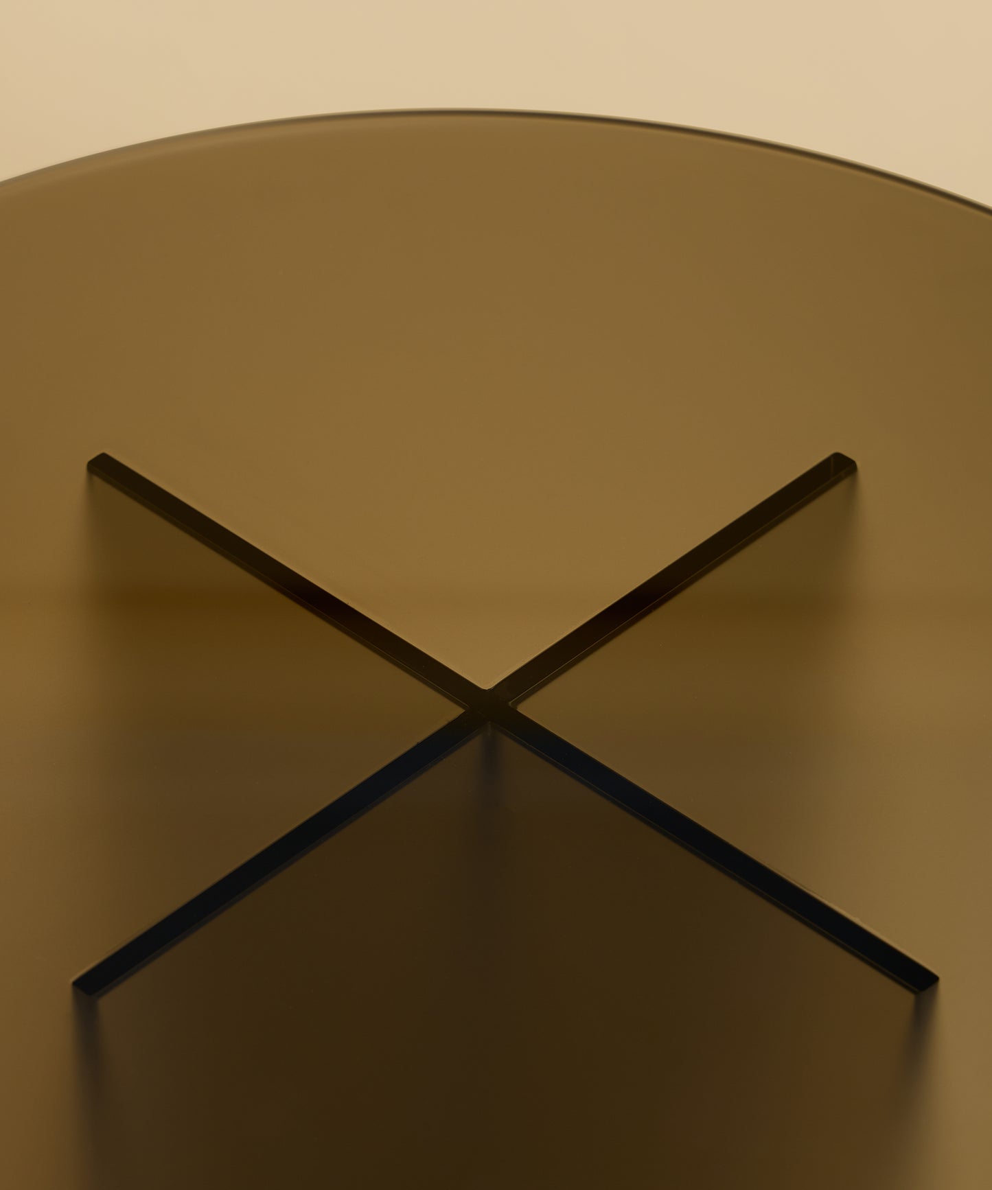 Aka and Amami Coffee Table Set - Bronzed Glass - Sample
