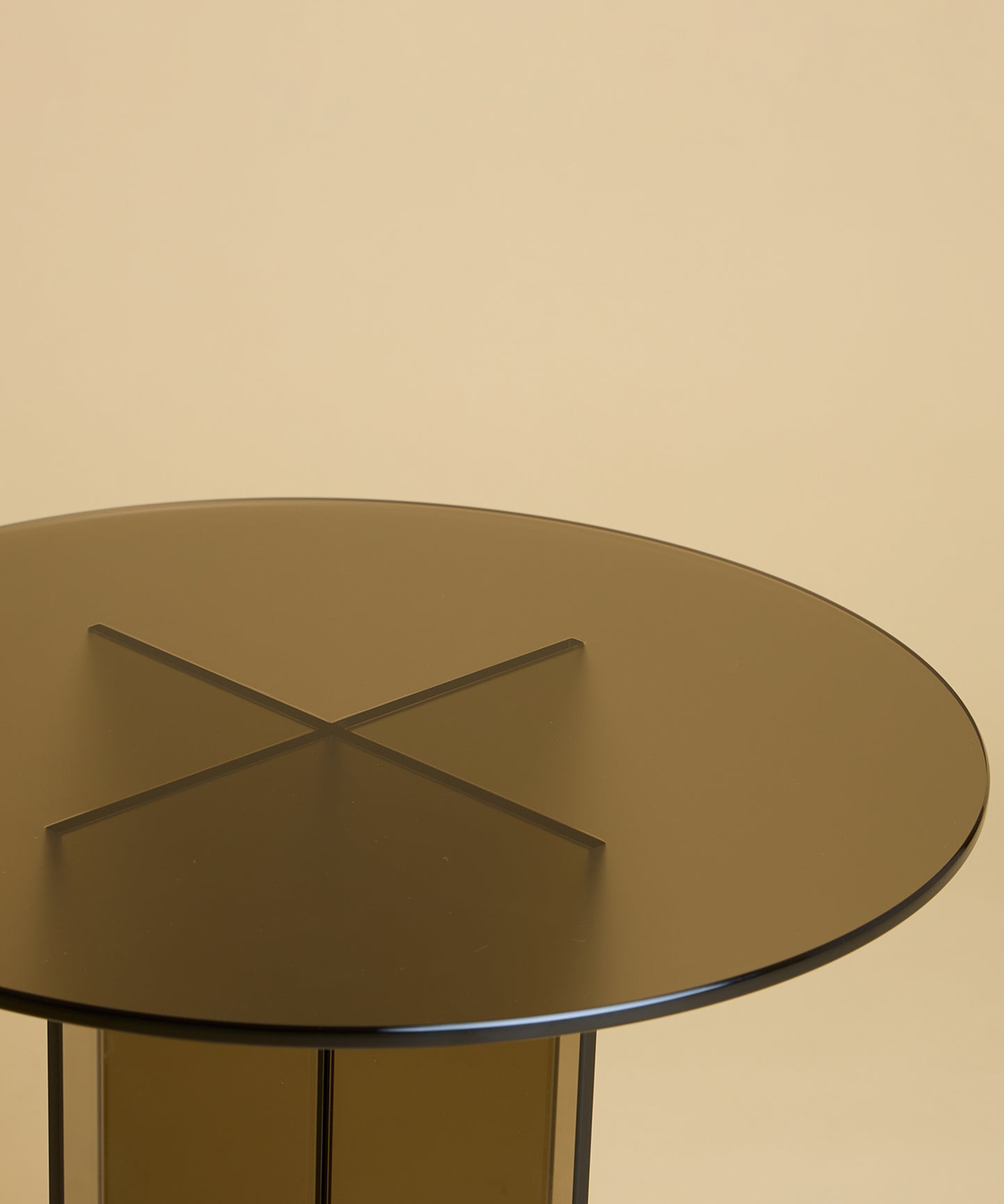 Aka and Amami Coffee Table Set - Bronzed Glass - Sample