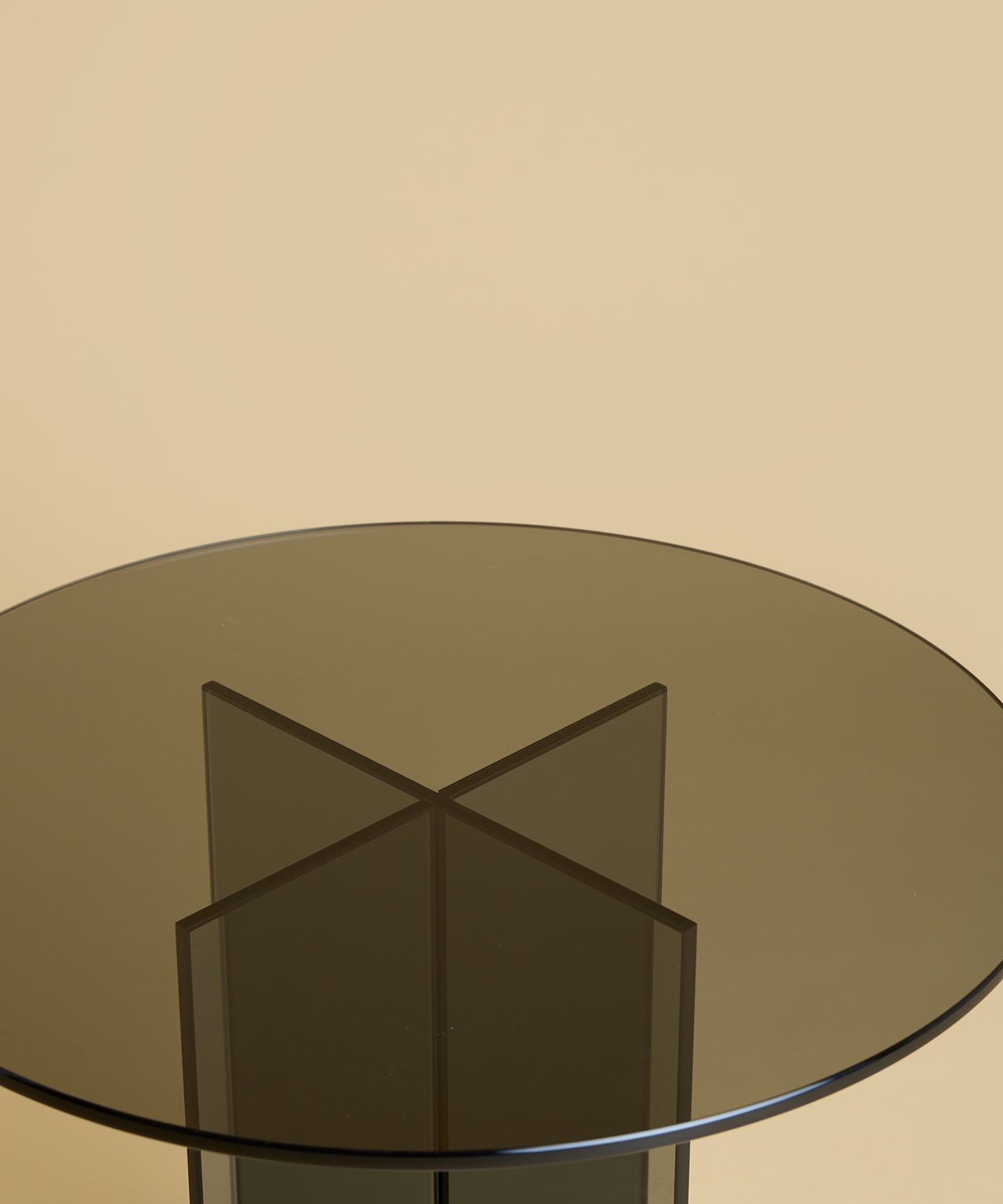 Aka and Amami Coffee Table Set - Bronzed Glass - Sample
