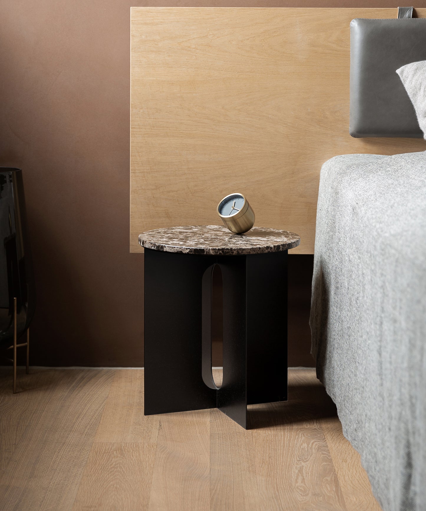 Androgyne Side Table, Steel Base