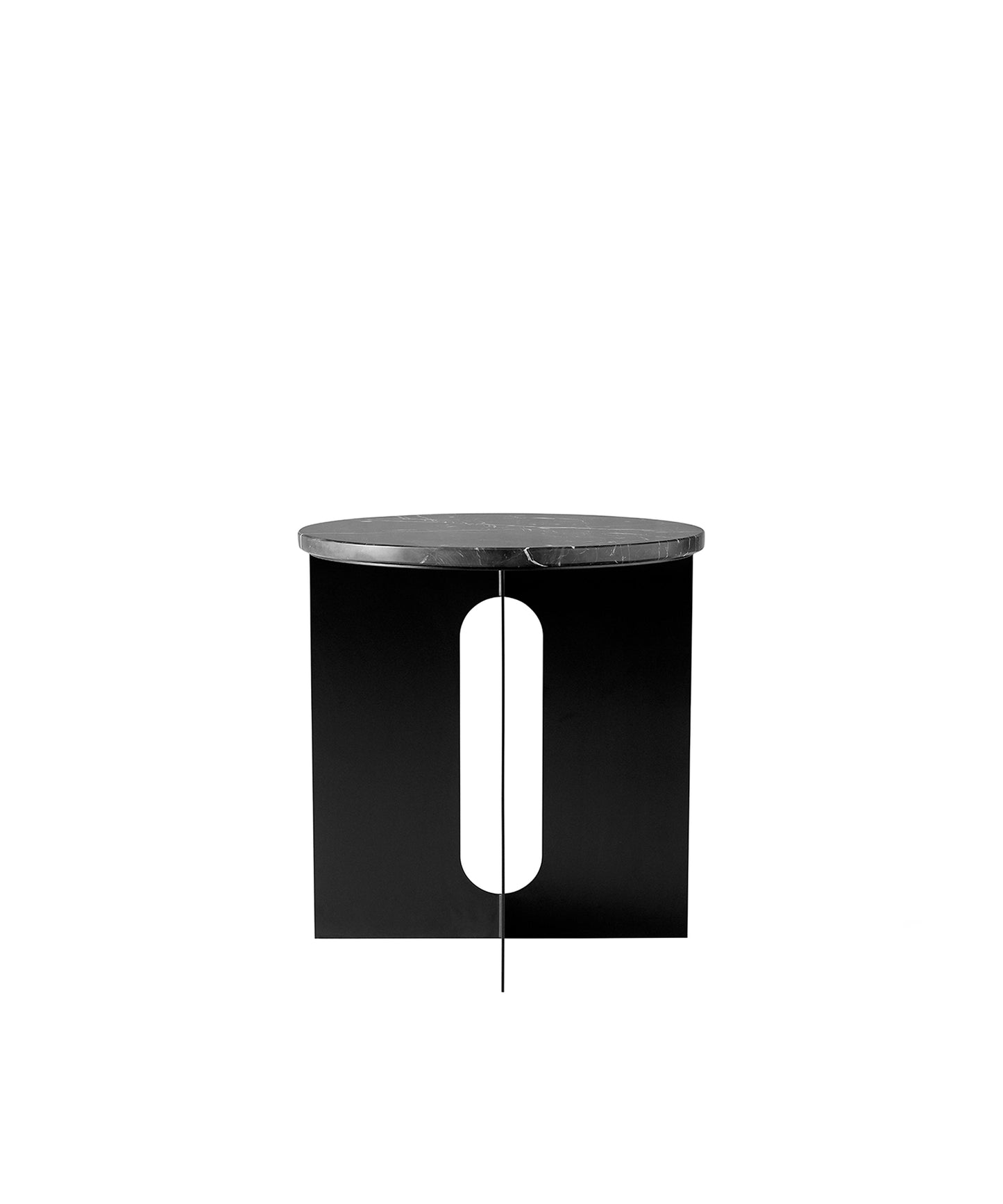 Androgyne Side Table, Steel Base