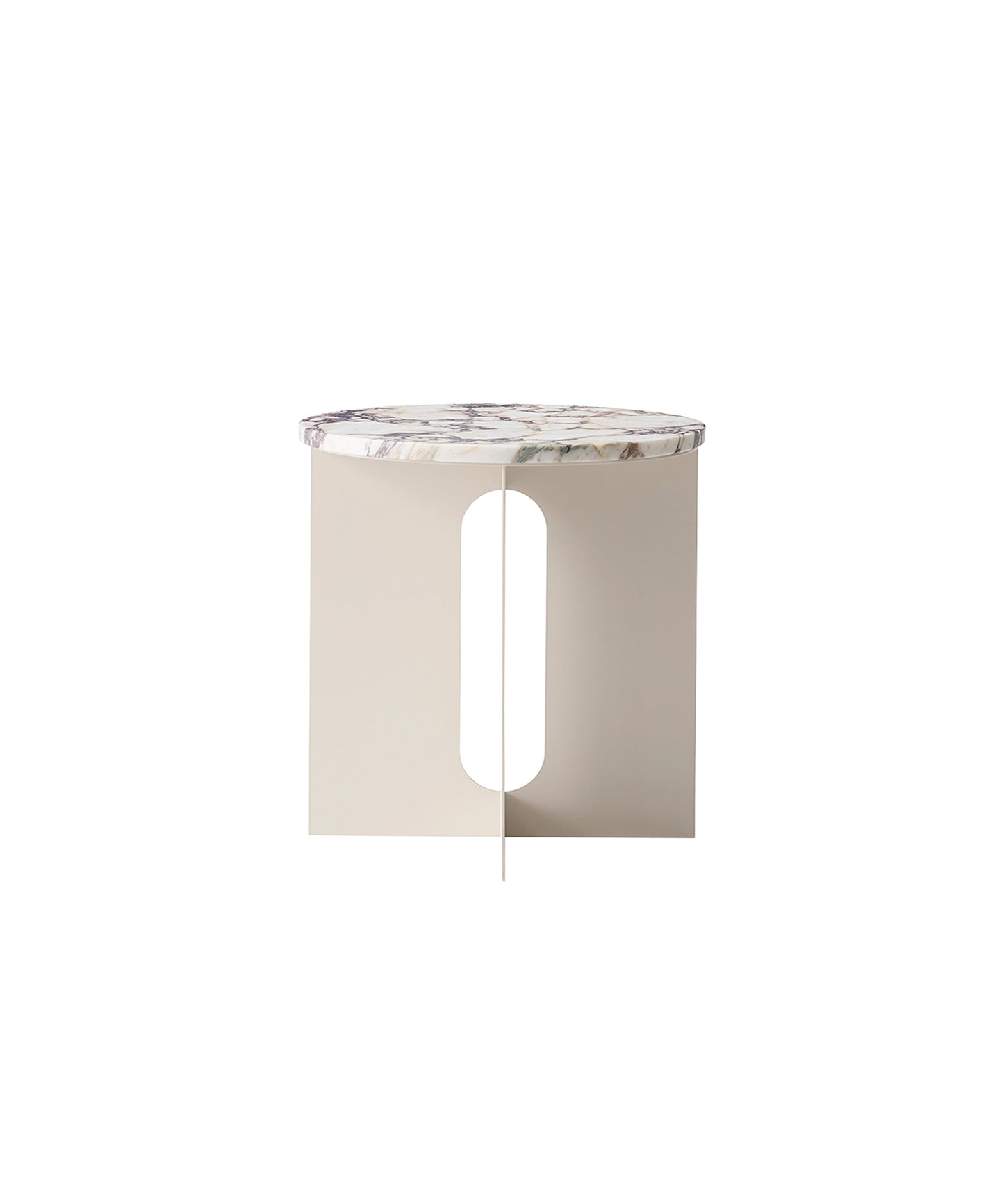 Androgyne Side Table, Steel Base