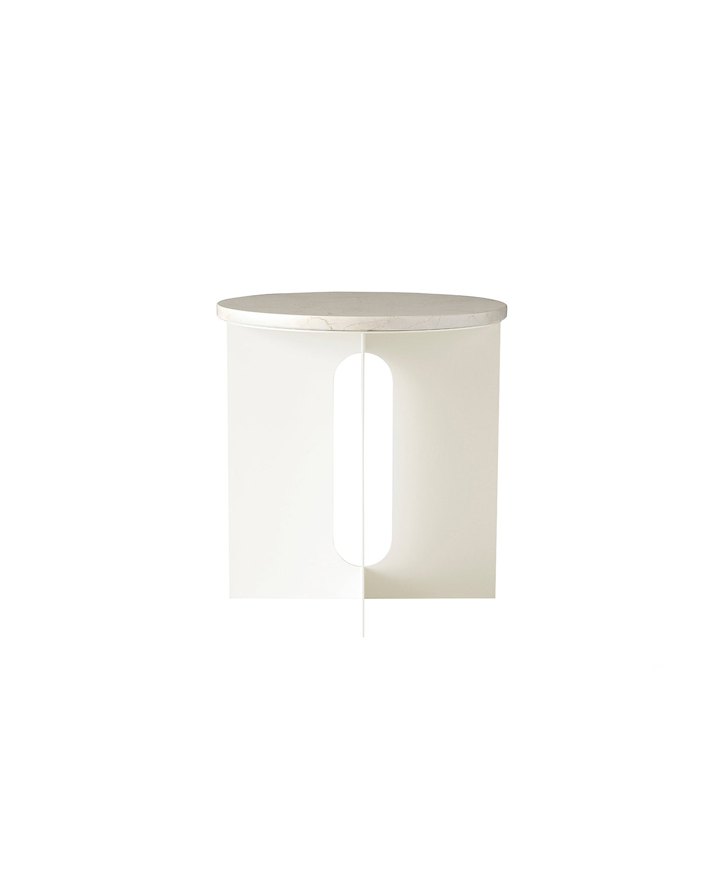 Androgyne Side Table, Steel Base