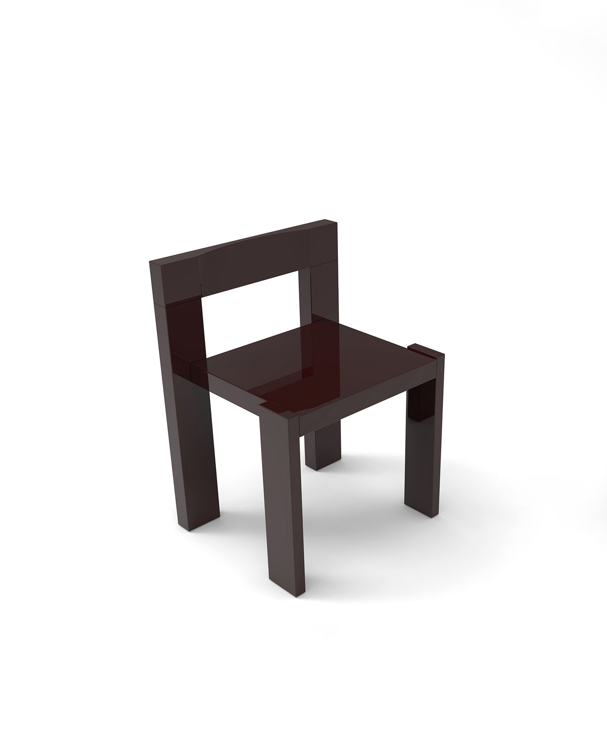 Angle II Wood Dining Chair - Off White - Sample
