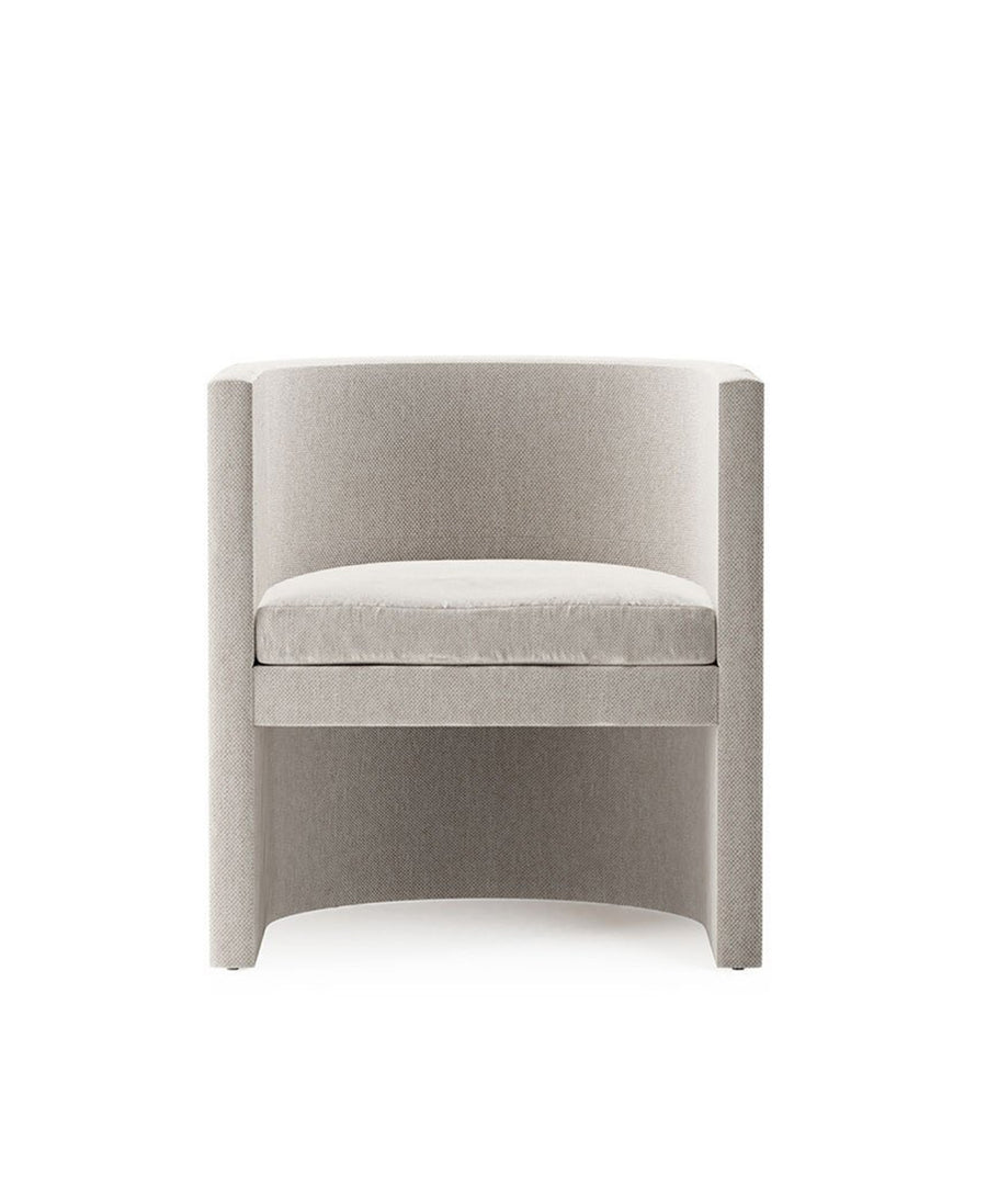 Arc Armchair, Ivory Boucle - Sample
