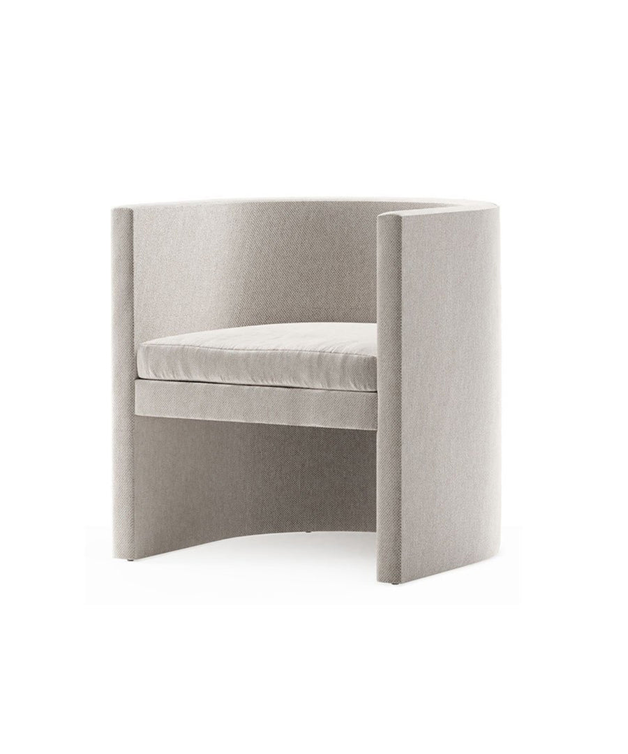 Arc Armchair, Ivory Boucle - Sample