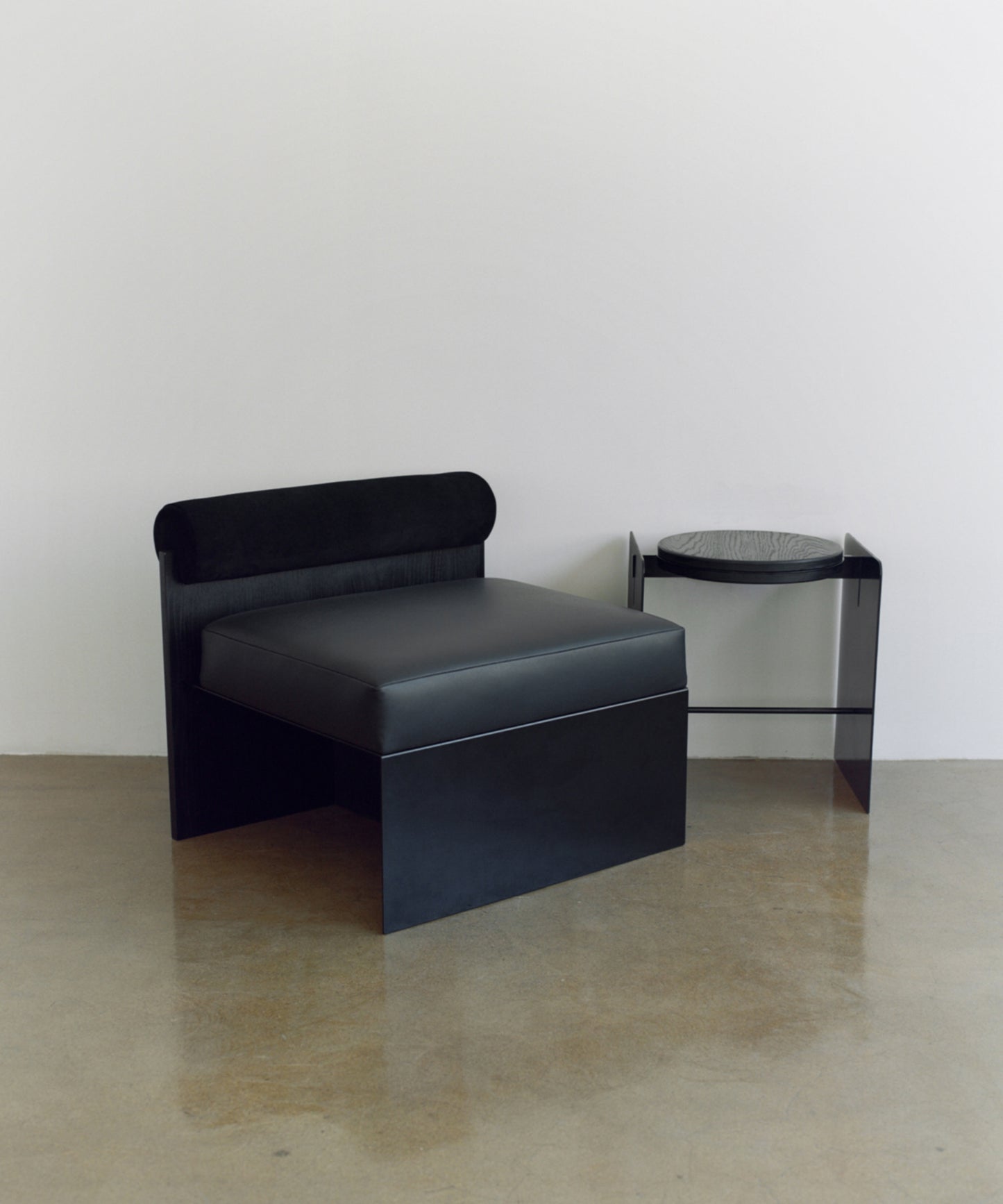 Building Blocks Lounge Chair Black