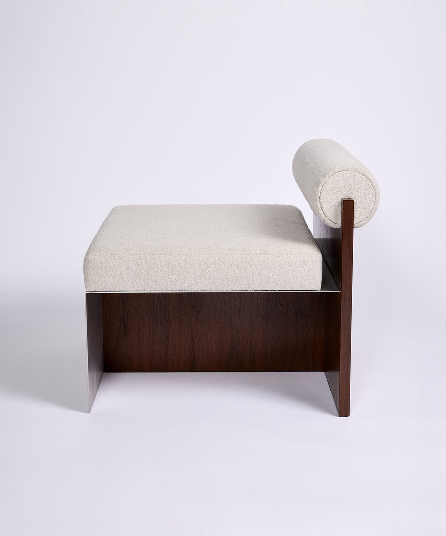 Building Blocks Lounge Chair Walnut