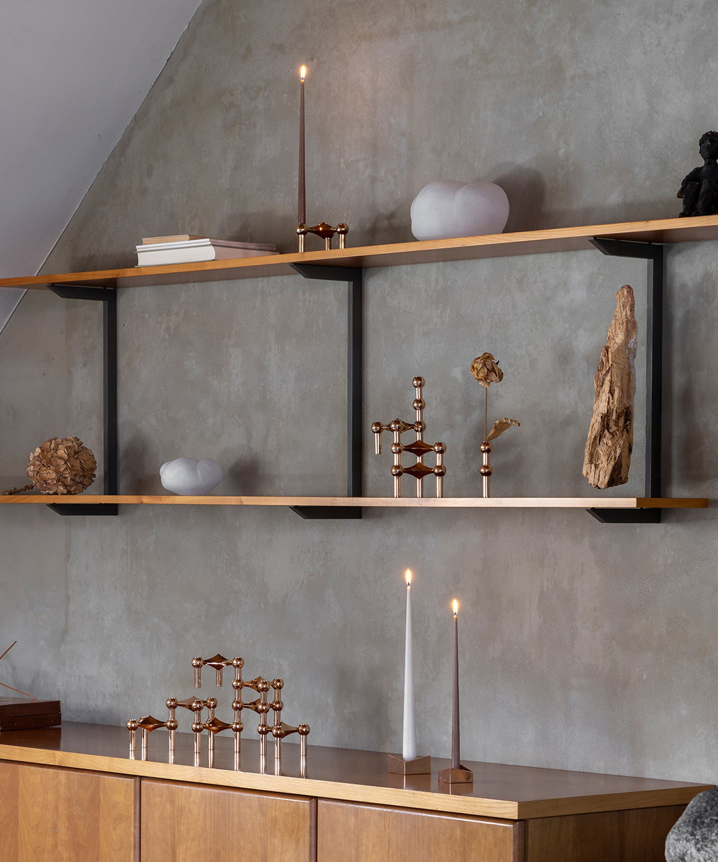 STOFF Nagel Candle Holder