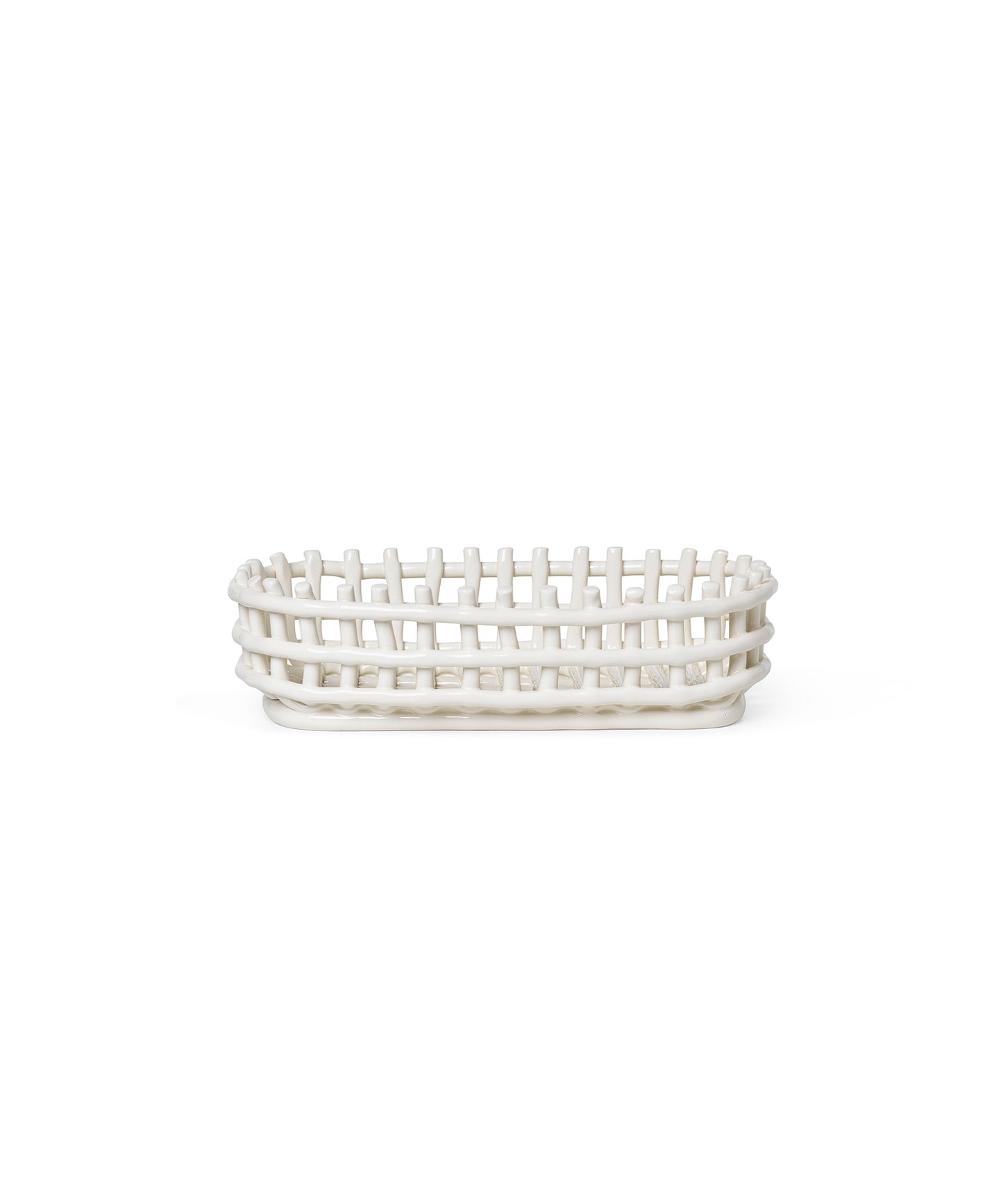 Ceramic Oval Basket