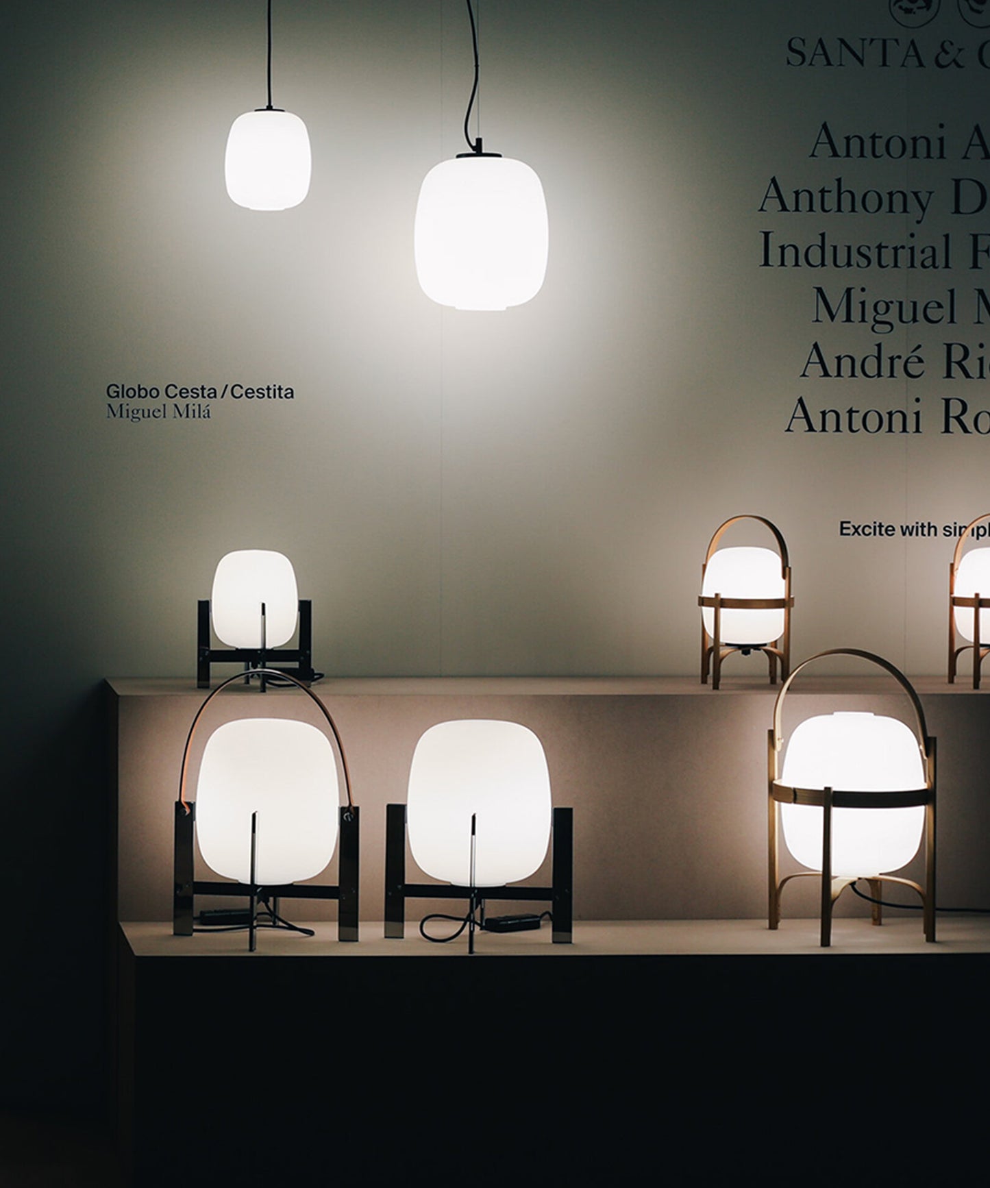 Cesta Metalica Table Lamp