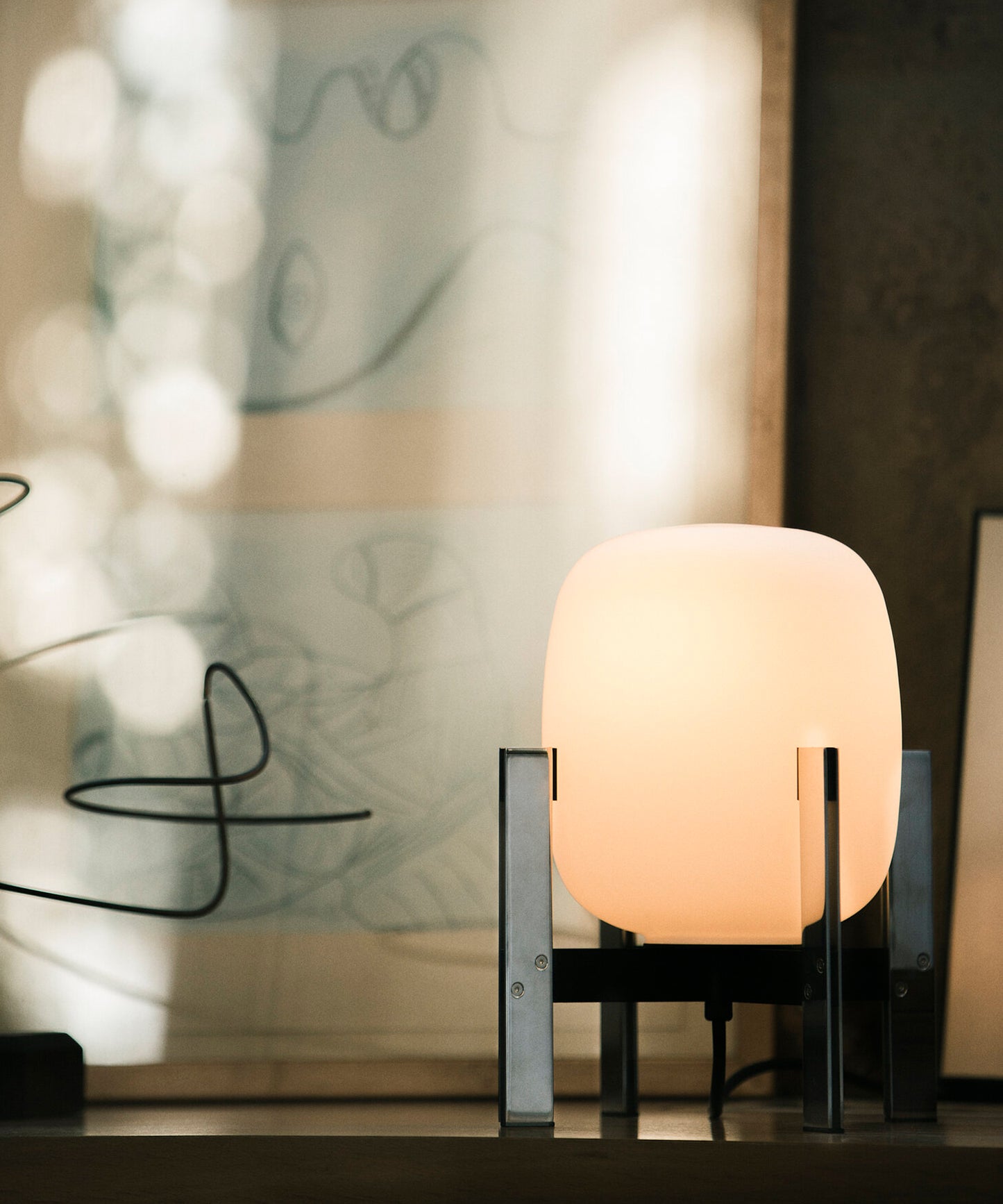 Cestita Metalica Table Lamp