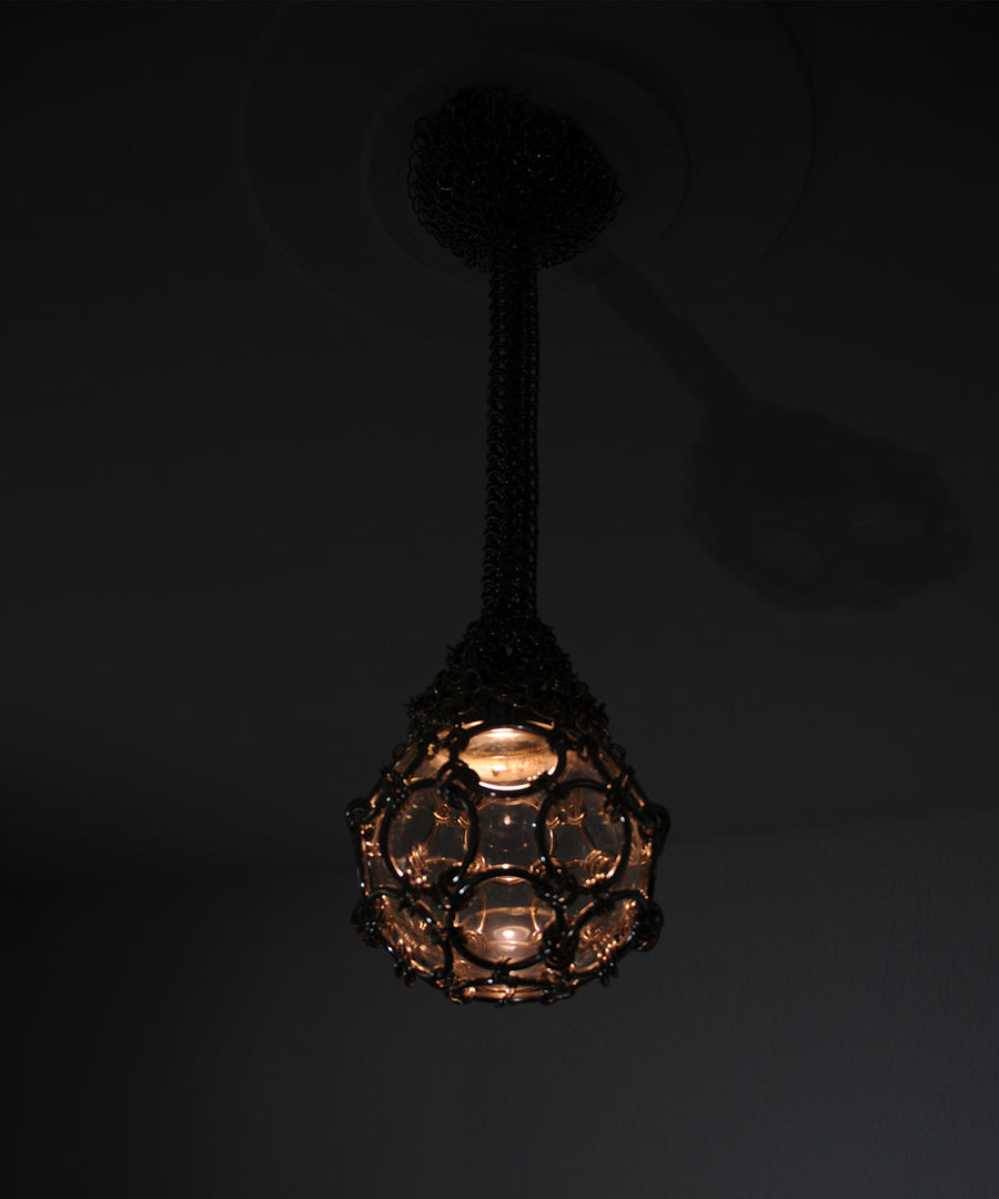 Chainmail Droplet Single Pendant