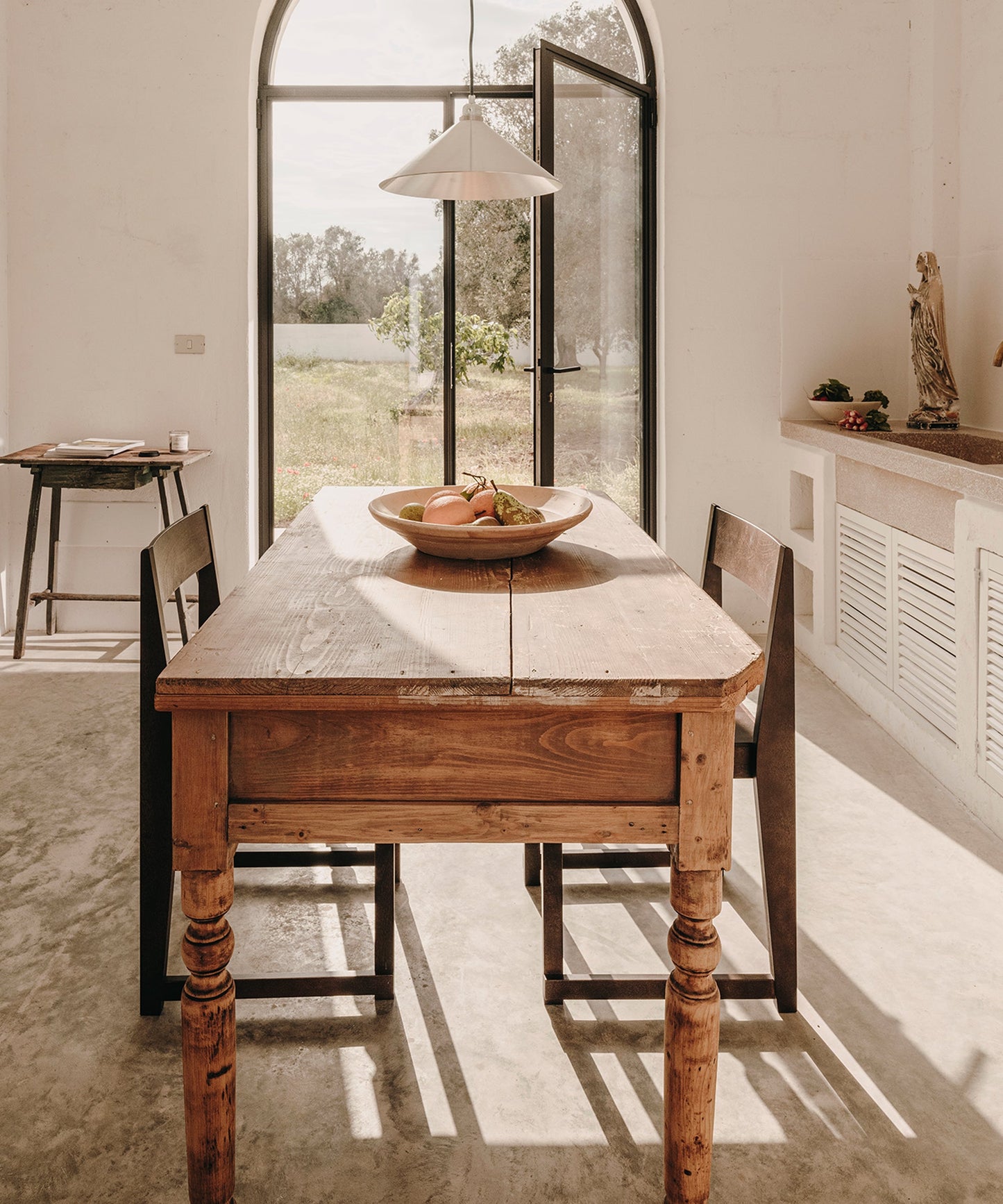 Chair 01 - Counter Height- Warm Brown