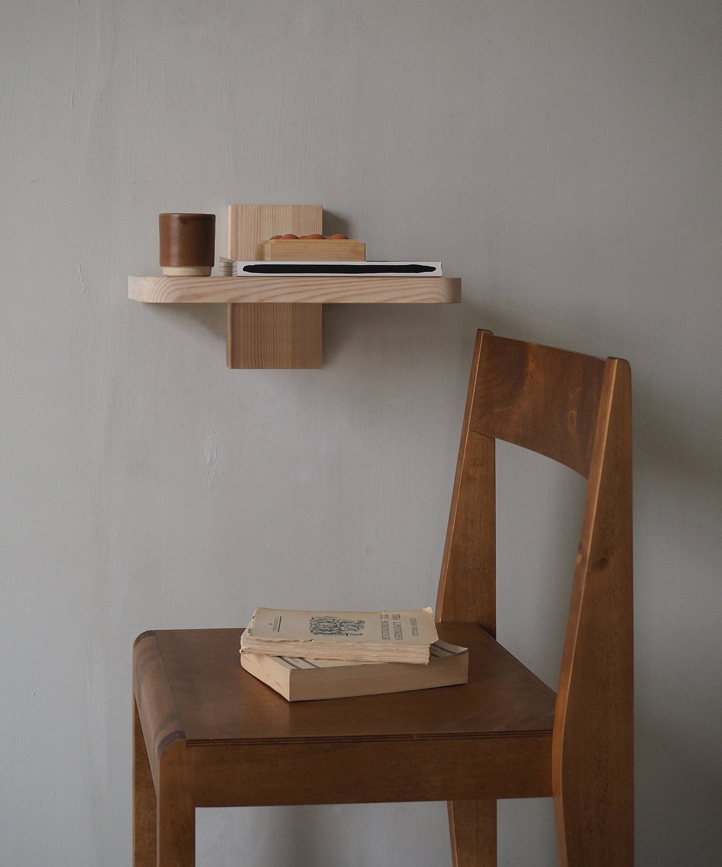 Chair 01 - Counter Height- Warm Brown - Sample