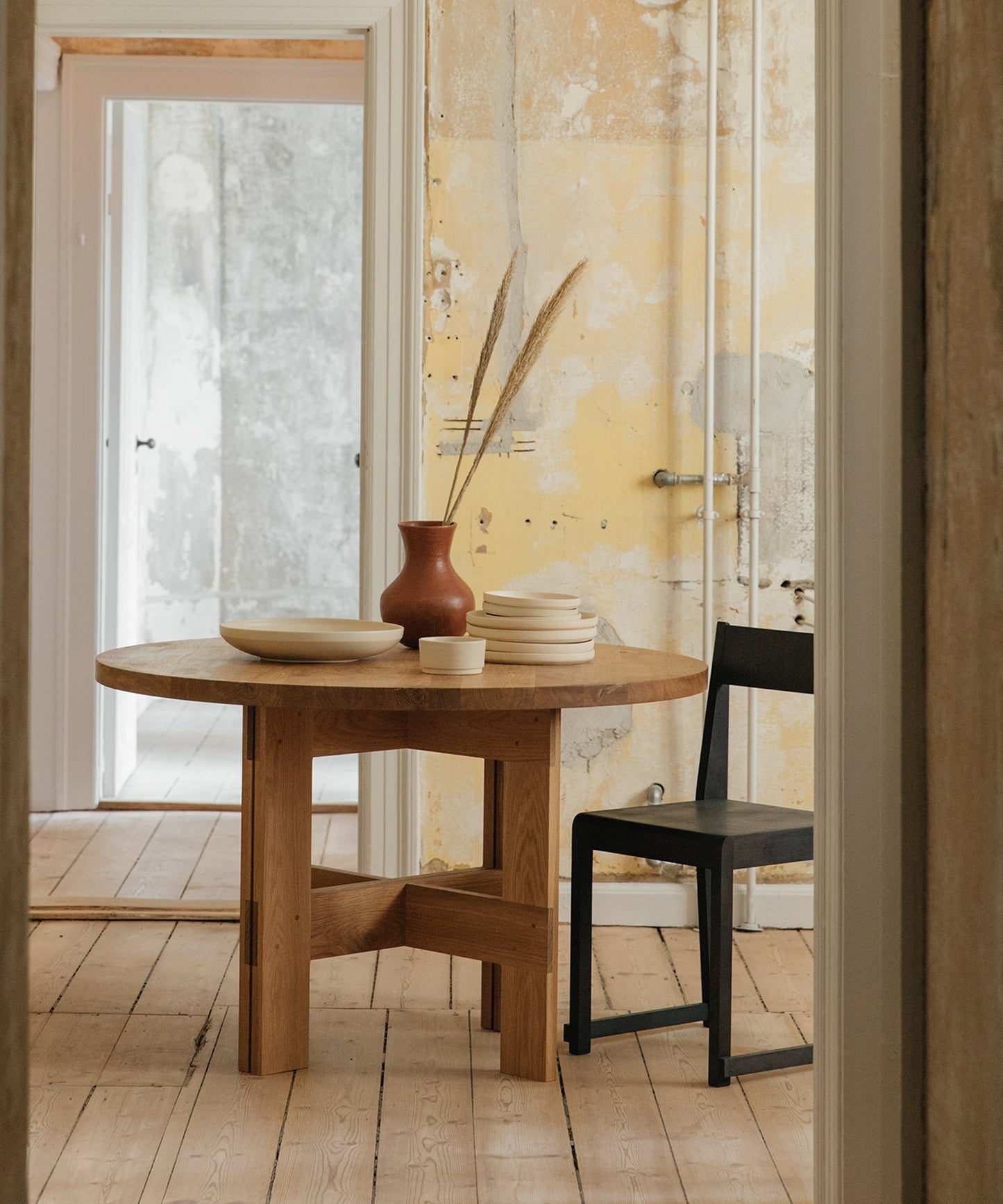 Chair 01 - Counter Height- Warm Brown - Sample