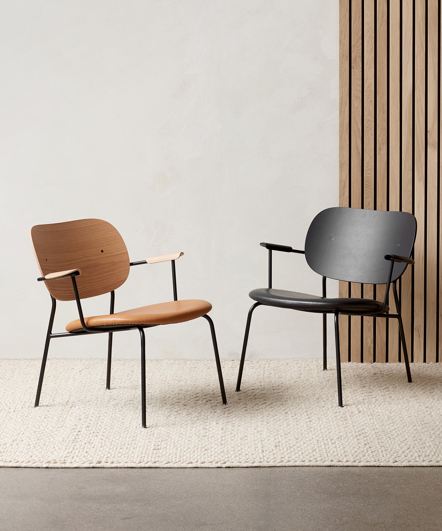 Co Lounge Chair, Seat Upholstered