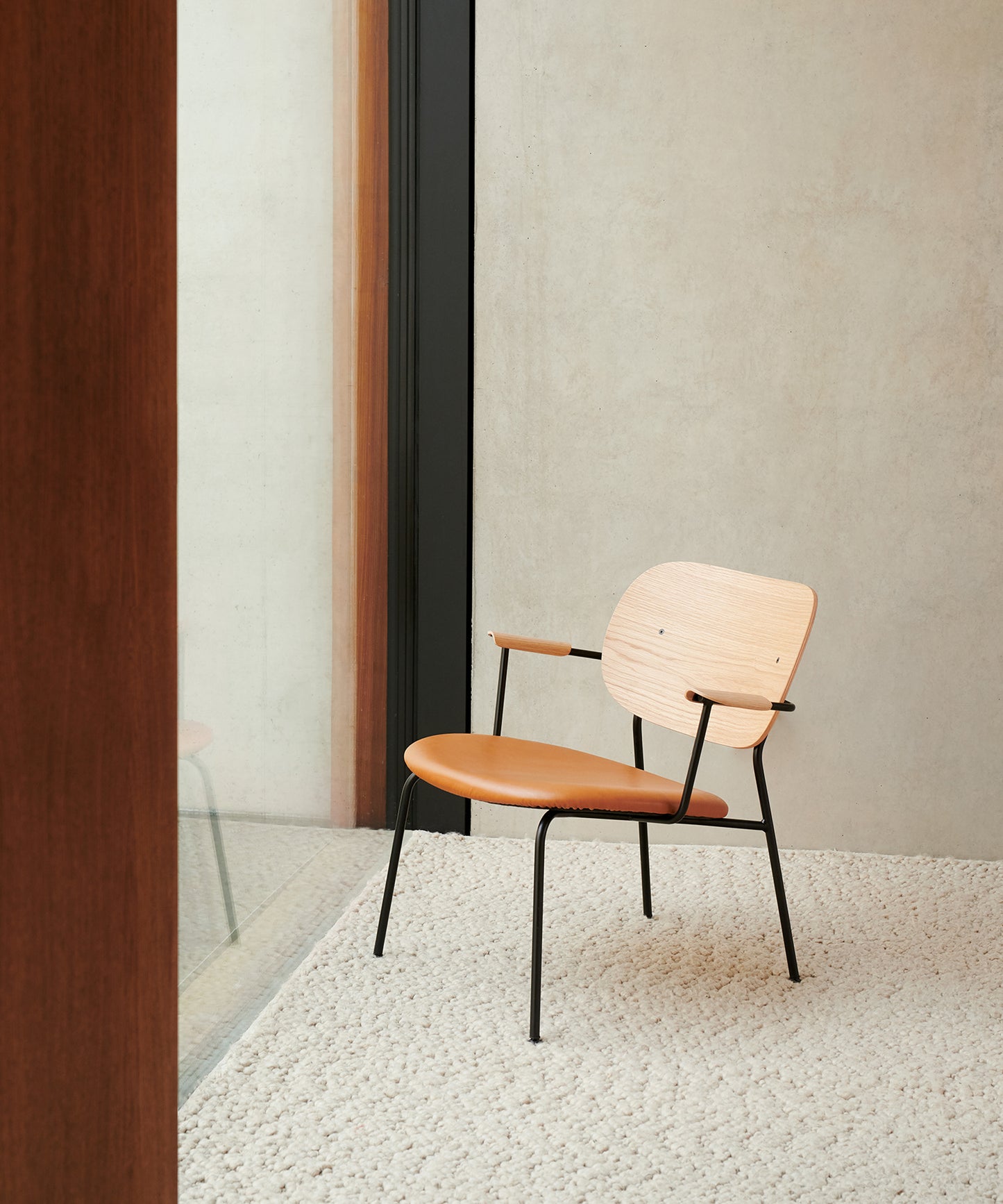 Co Lounge Chair, Seat Upholstered