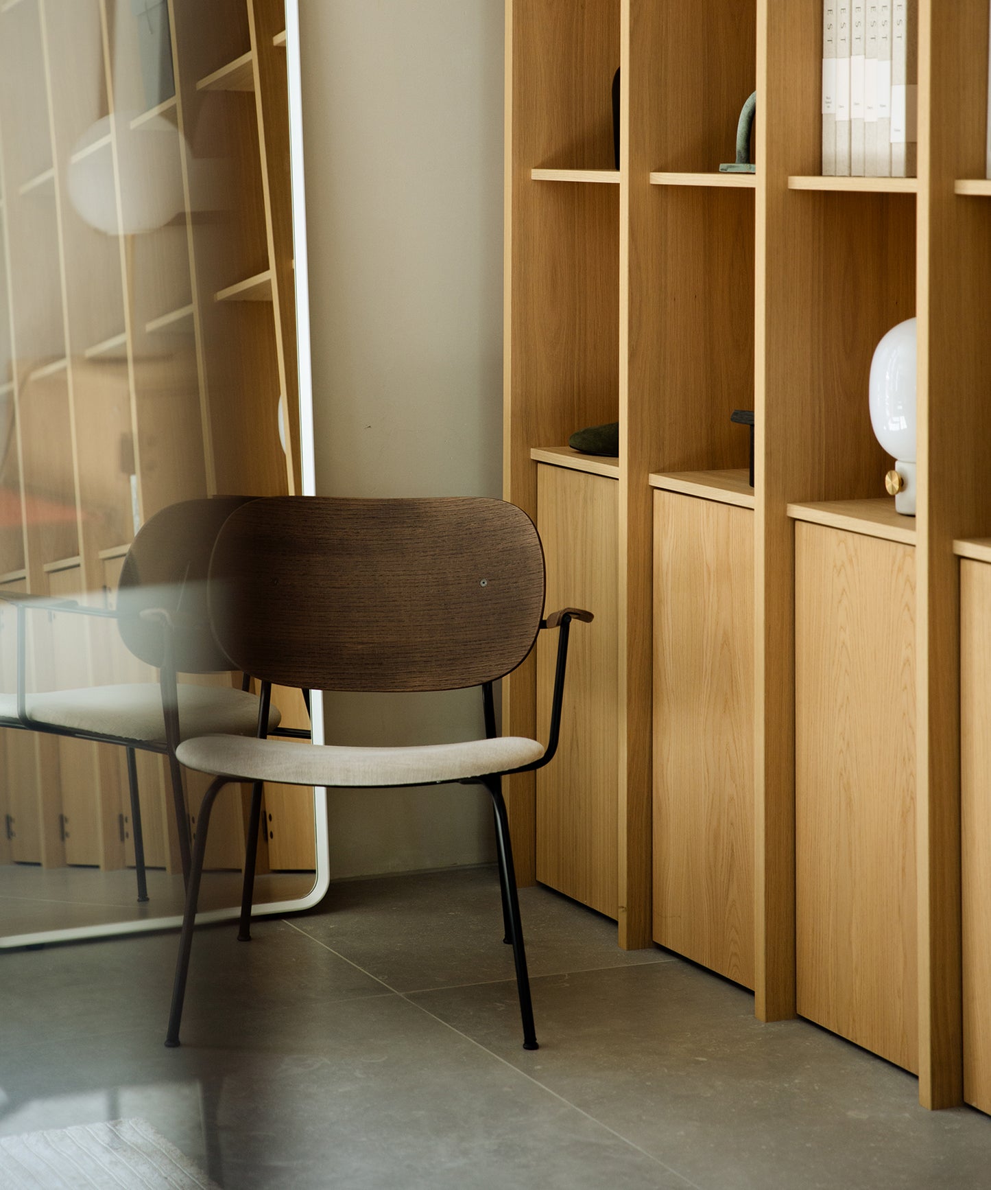 Co Lounge Chair, Seat Upholstered