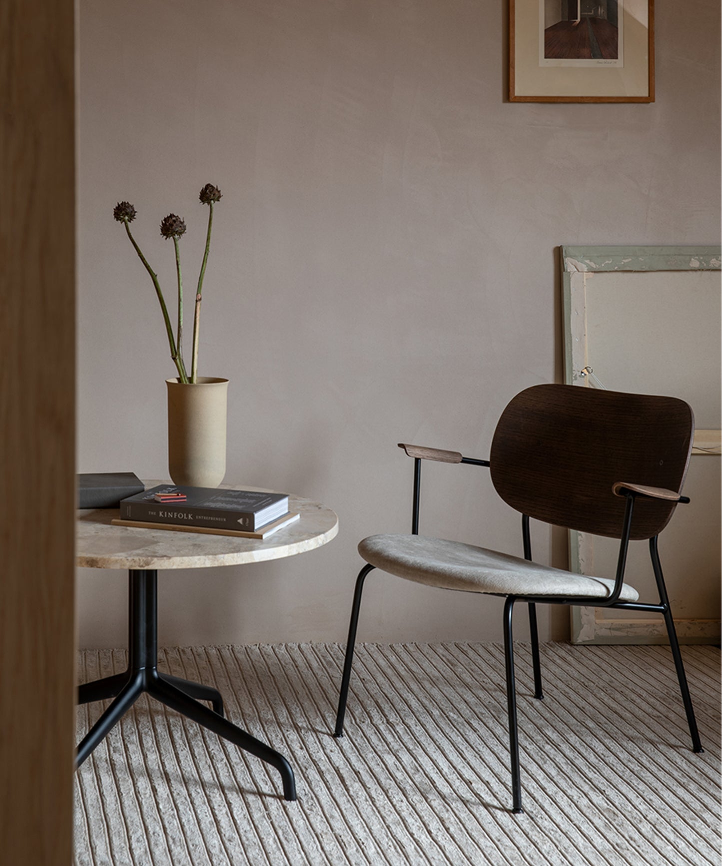 Co Lounge Chair, Seat Upholstered