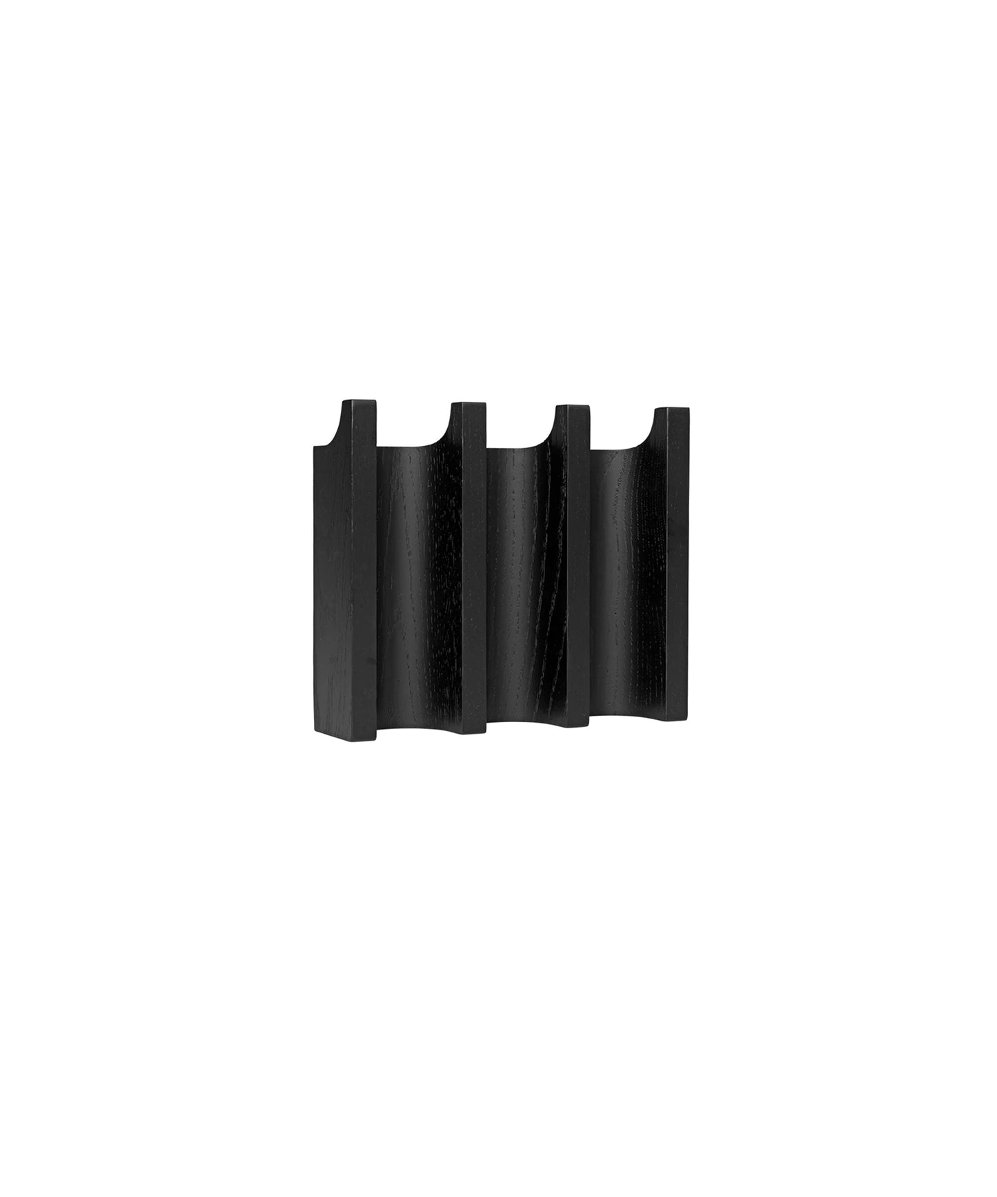 Column Coat Rack - Black Lacquered Oak - Sample
