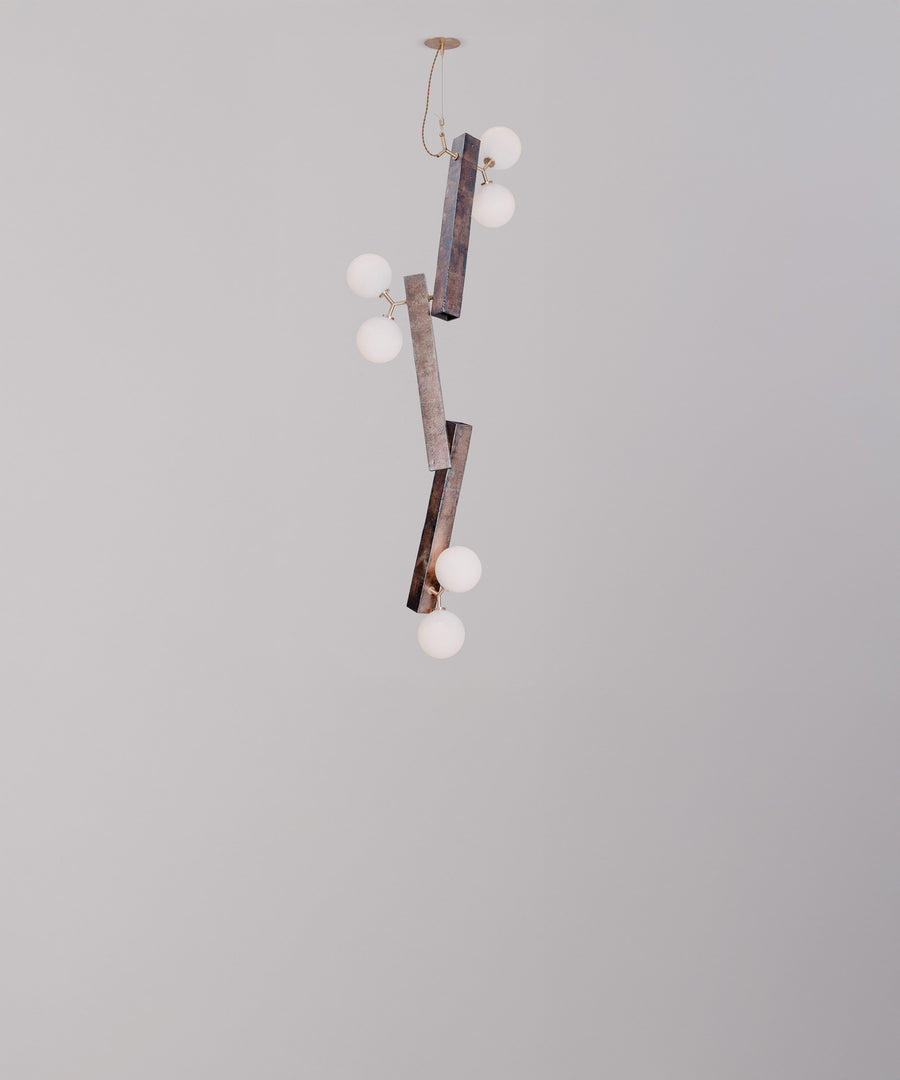 Conduit Linear Chandelier