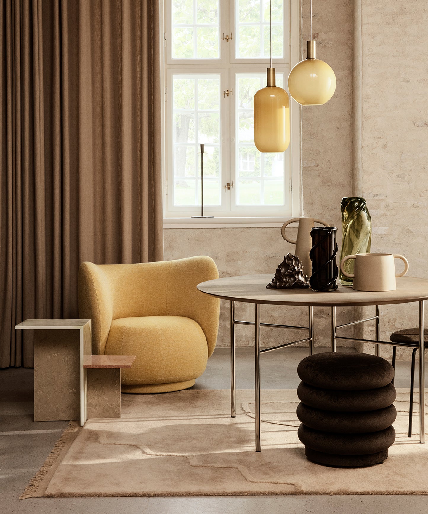 Distinct Side Table