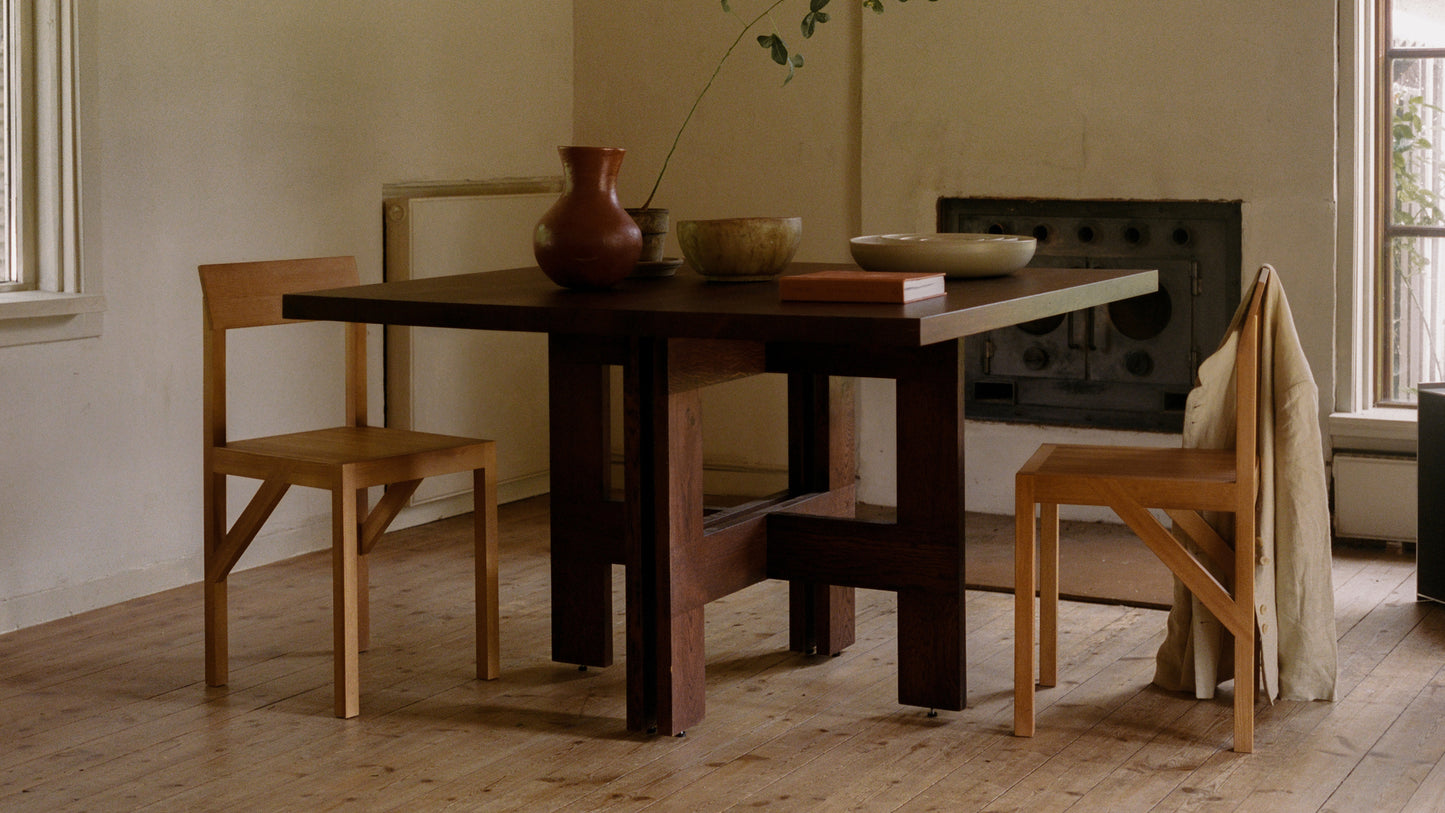 Farmhouse Square Trestle Table