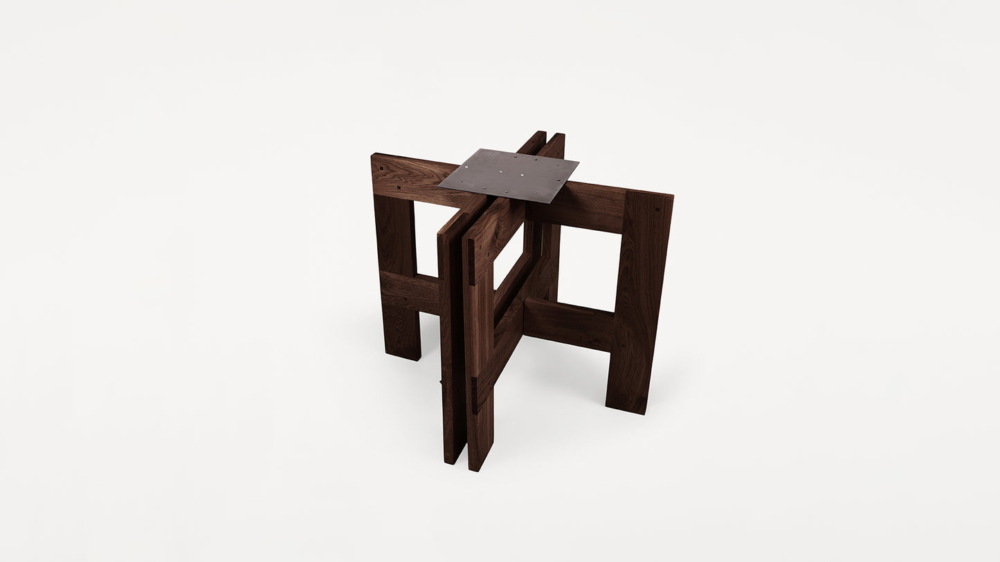 Farmhouse Square Trestle Table