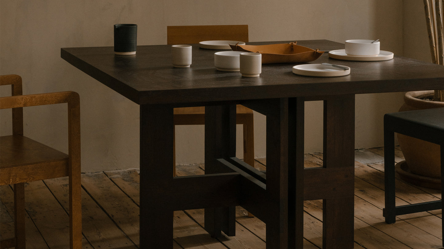 Farmhouse Square Trestle Table