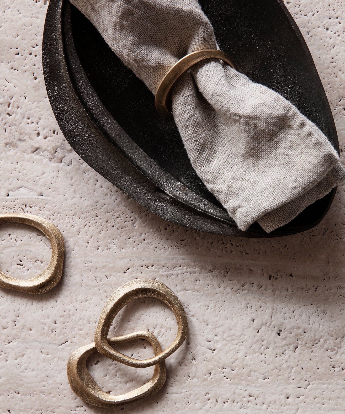 Flow Napkin Rings-Set of 4