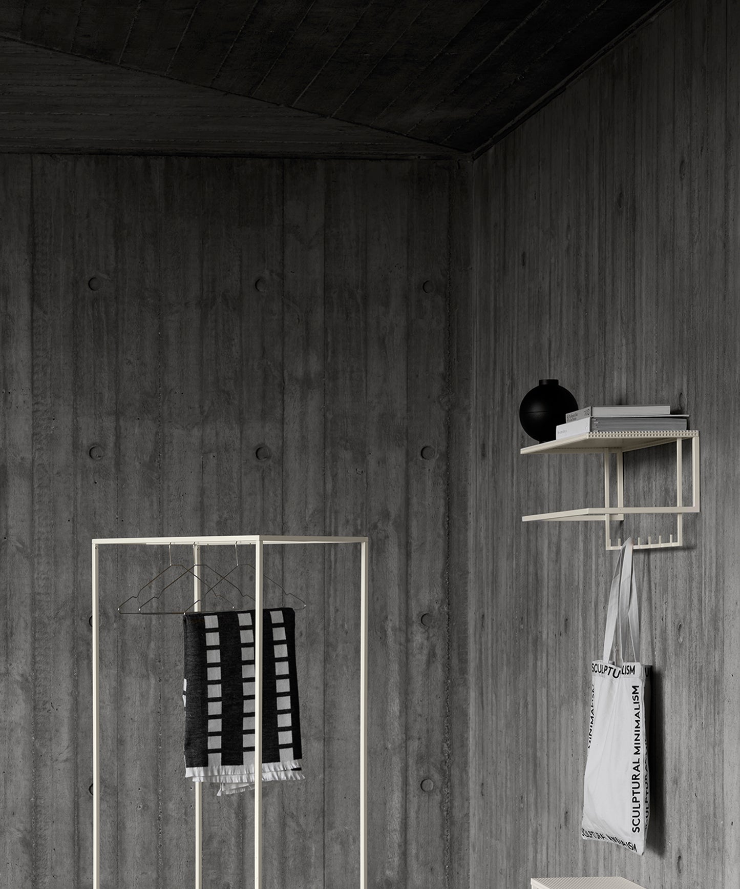 Grid Coat Hanger