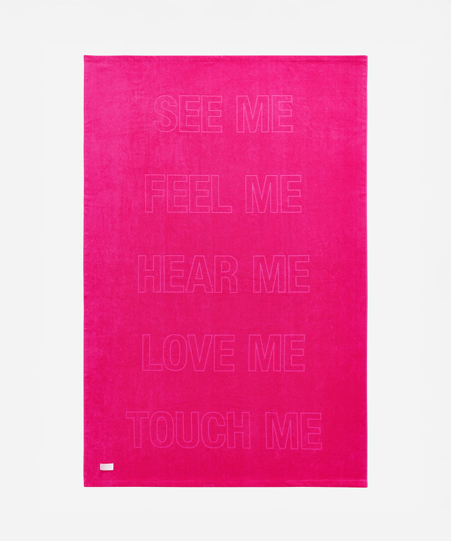 Lover Beach Towel, Playa Pink