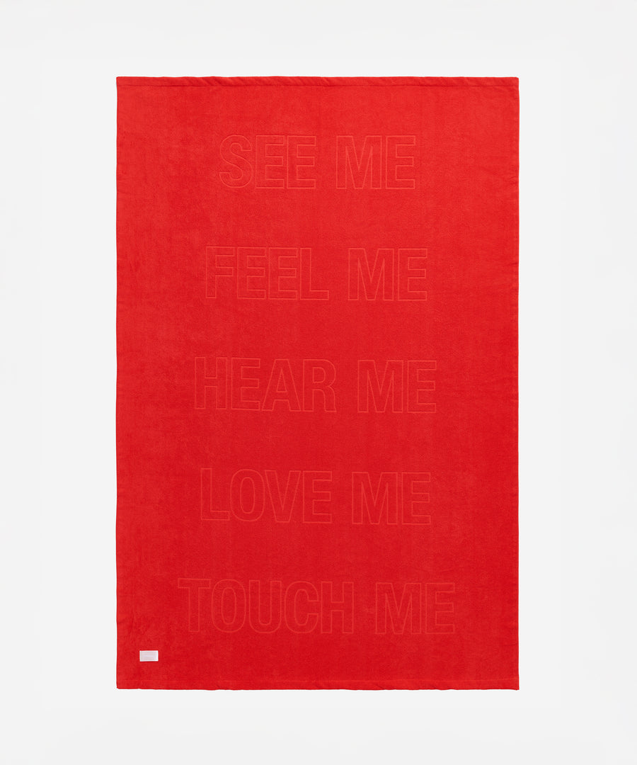 Lover Beach Towel, Spiaggia Red